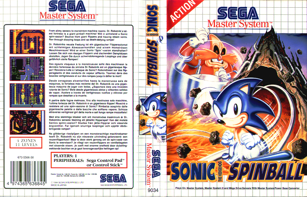 Sonic Spinball — box-texture (EU)