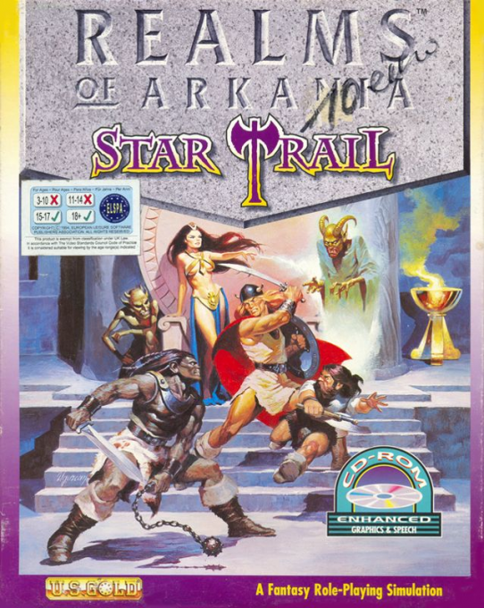 Realms Of Arkania - Star Trail — box-2D (EU)