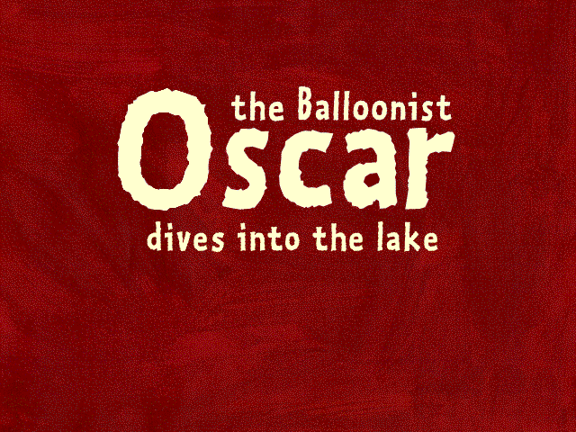Oscar the Balloonist Dives into the Lake — sstitle (WOR)
