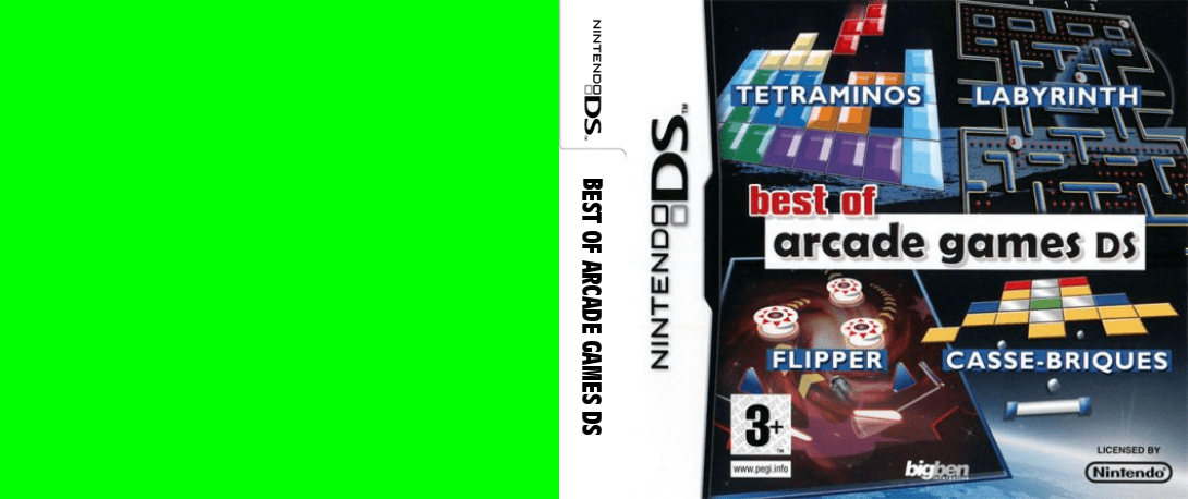 Best of Arcade Games DS — box-texture (EU)