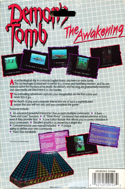 Demon's Tomb - The Awakening — box-2D-back (US)
