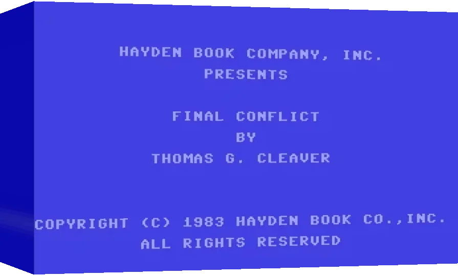 Final Conflict — box-3D (WOR)
