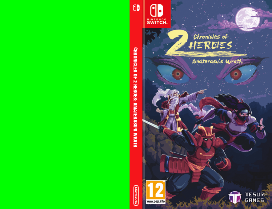 Chronicles of 2 Heroes - Amaterasu's Wrath — box-texture (EU)
