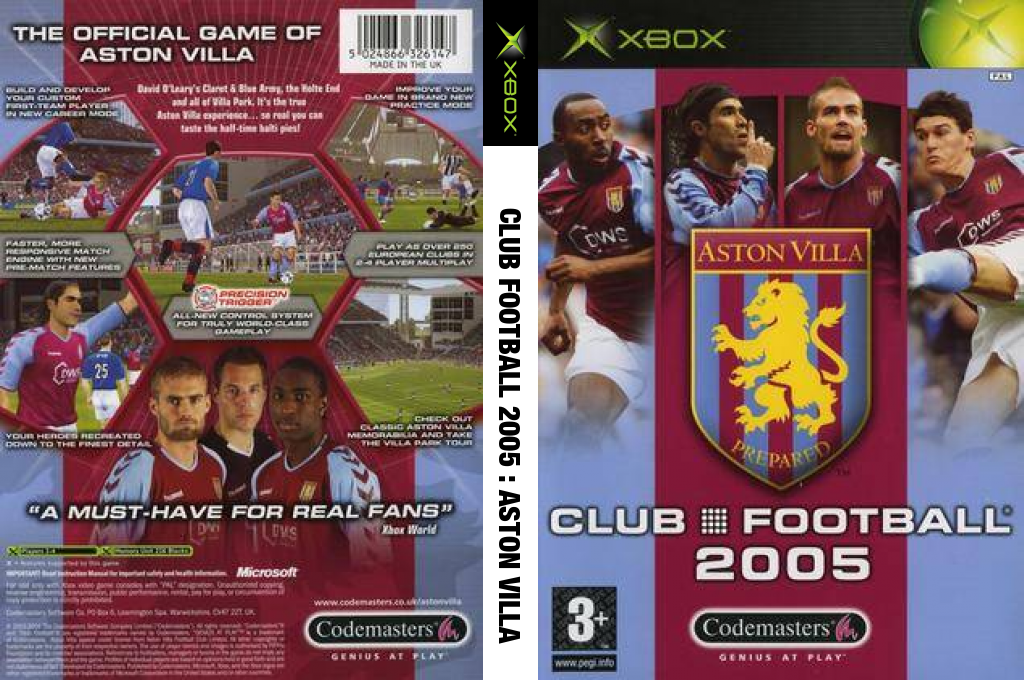 Club Football 2005 - Aston Villa — box-texture (EU)