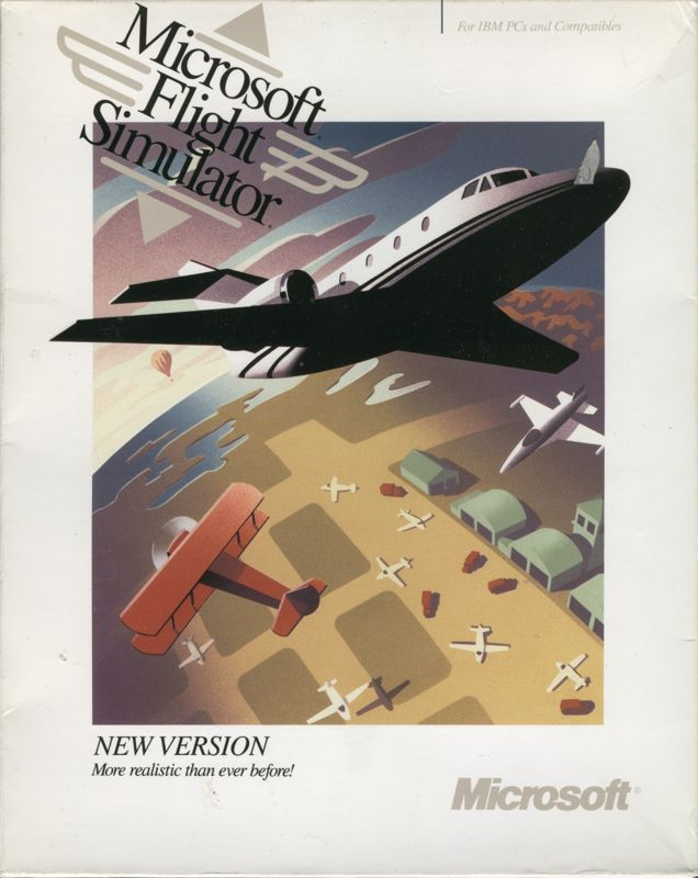 Microsoft Flight Simulator 4.0 — box-2D (EU)