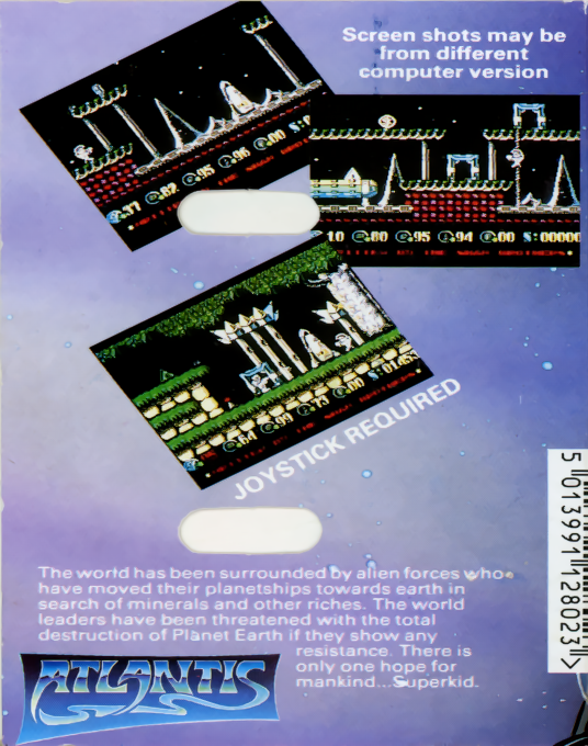 Superkid In Space — box-2D-back (EU)