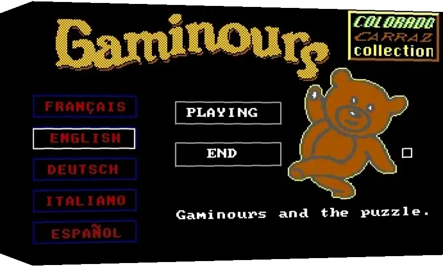 Gaminours and the Puzzle — box-3D (WOR)