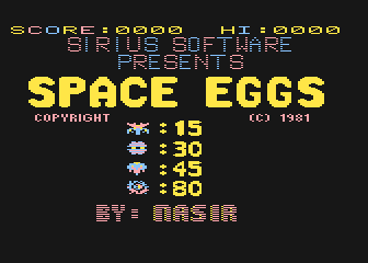 Space Eggs — sstitle (WOR)