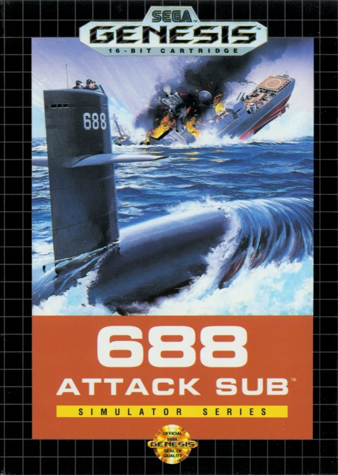 688 Attack Sub box art