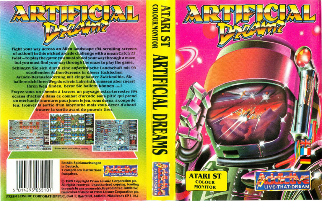 Artificial Dreams — box-texture (EU)