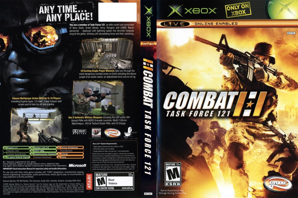 Combat - Task Force 121 — box-texture (US)