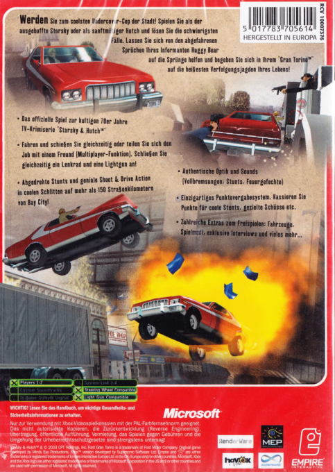 Starsky & Hutch — box-2D-back (DE)