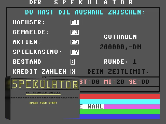 Spekulator, Der — mixrbv2 (WOR)