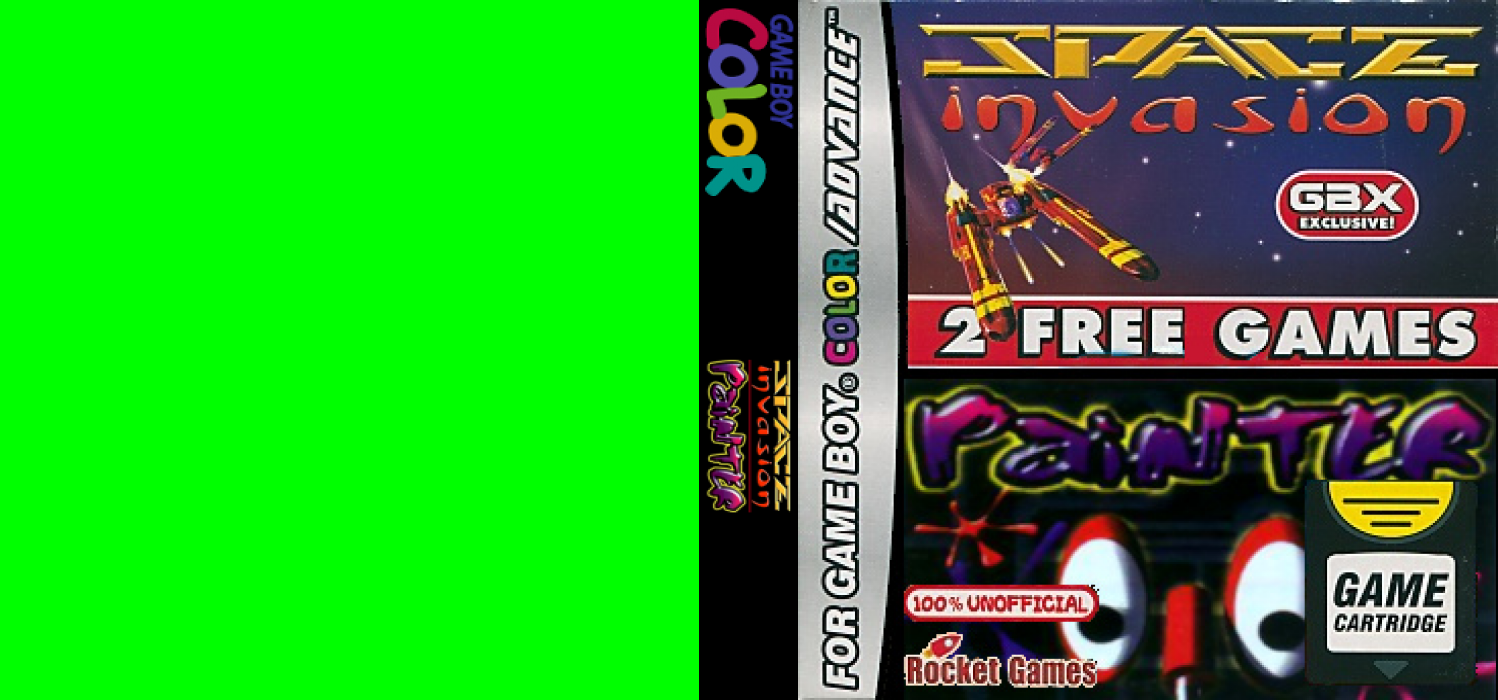 Space Invasion And Painter — box-texture (EU)