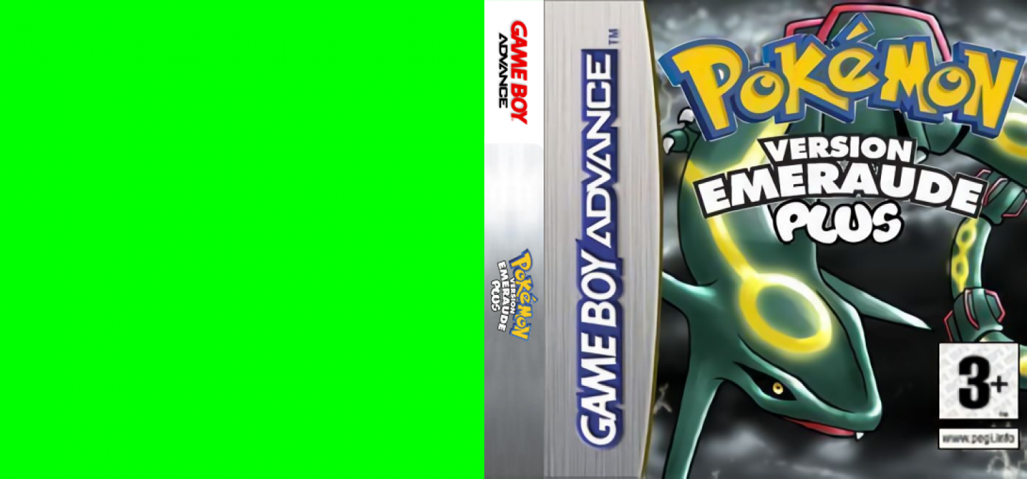 Pokémon Version Émeraude PLUS — box-texture (FR)