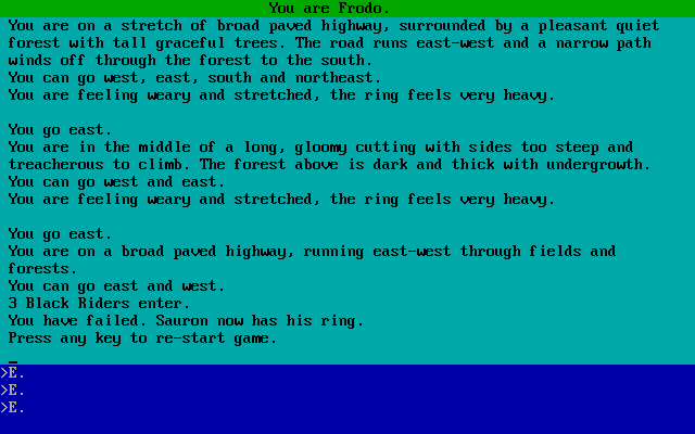 Fellowship of the Ring, The: Part 2 — ss (WOR)