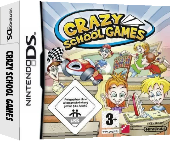 Crazy School Games — box-3D (DE)
