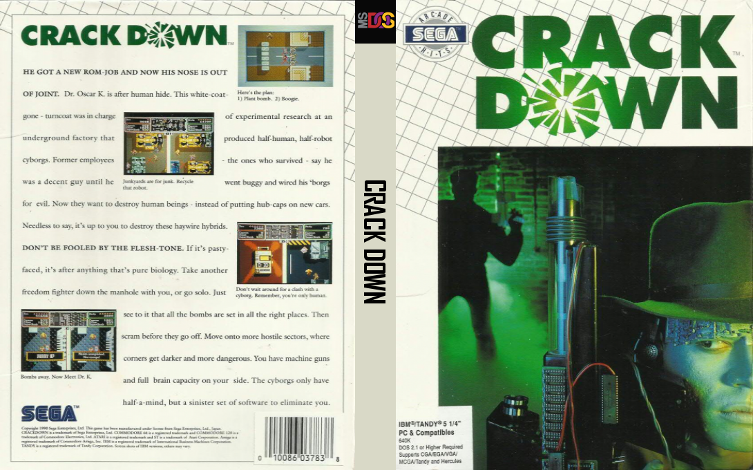 Crack Down — box-texture (US)