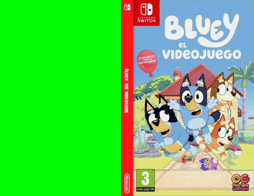 Bluey - The Videogame — box-texture (EU)