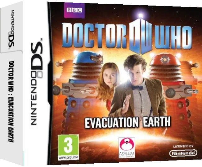 Doctor Who - Evacuation Earth — box-3D (EU)