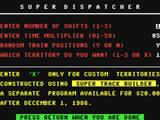 Super Dispatcher — ss (WOR)