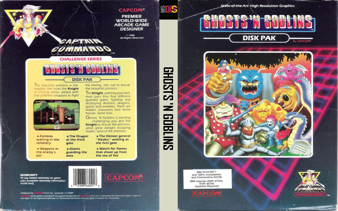 Ghosts 'n Goblins — box-texture (US)