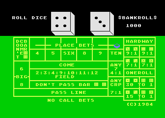 Craps Simulator — ss (WOR)