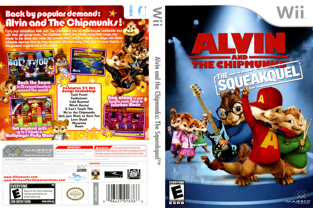 Alvin and the Chipmunks - The Squeakquel — box-texture (US)