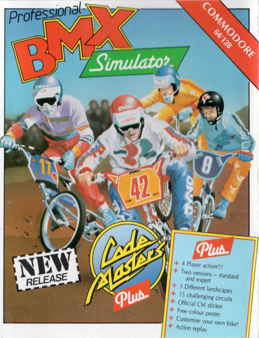 Professional BMX Simulator box art