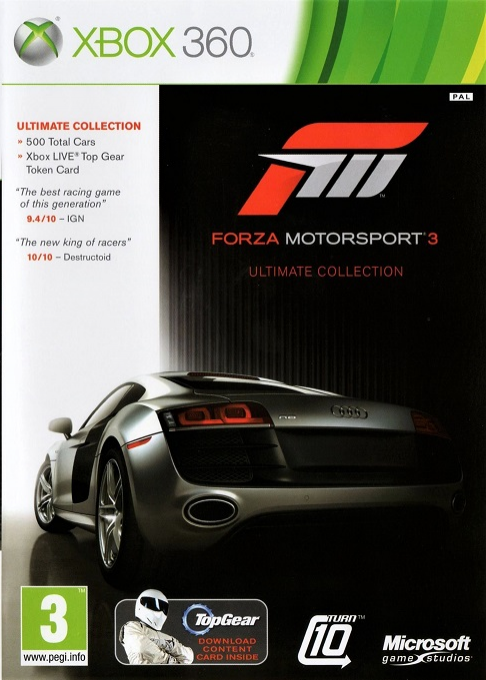 Forza Motorsport 3 — box-2D (UK)