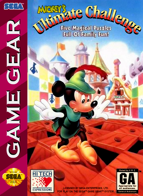 Mickey's Ultimate Challenge box art