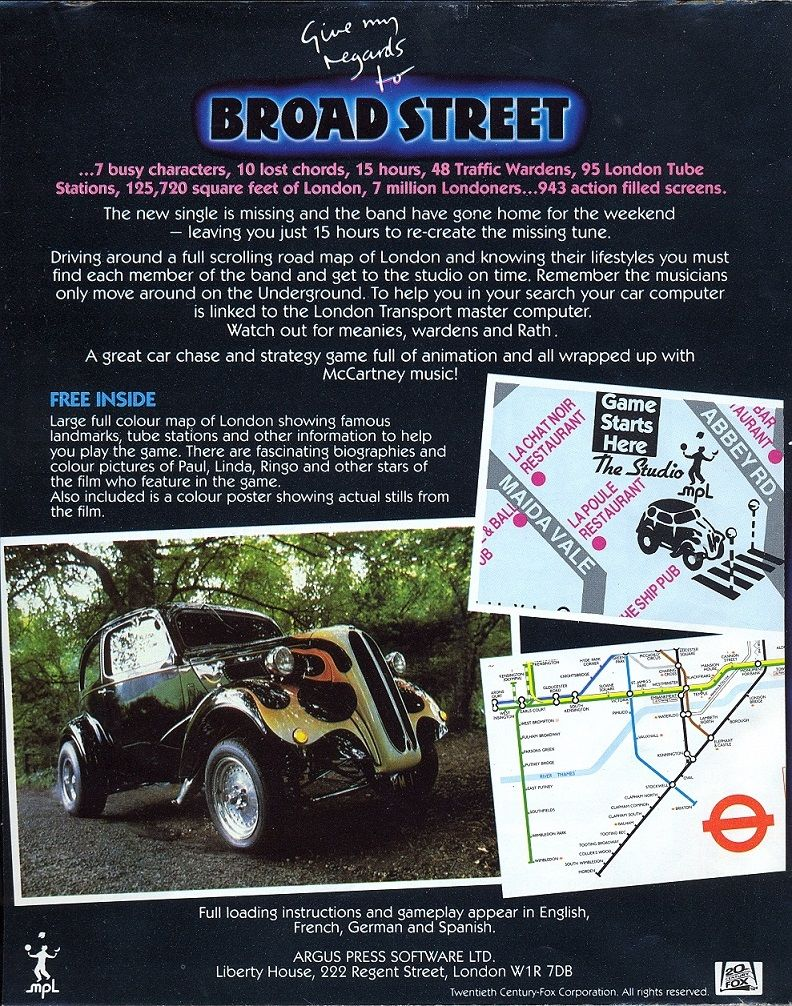 Give my Regards to Broad Street — box-2D-back (EU)