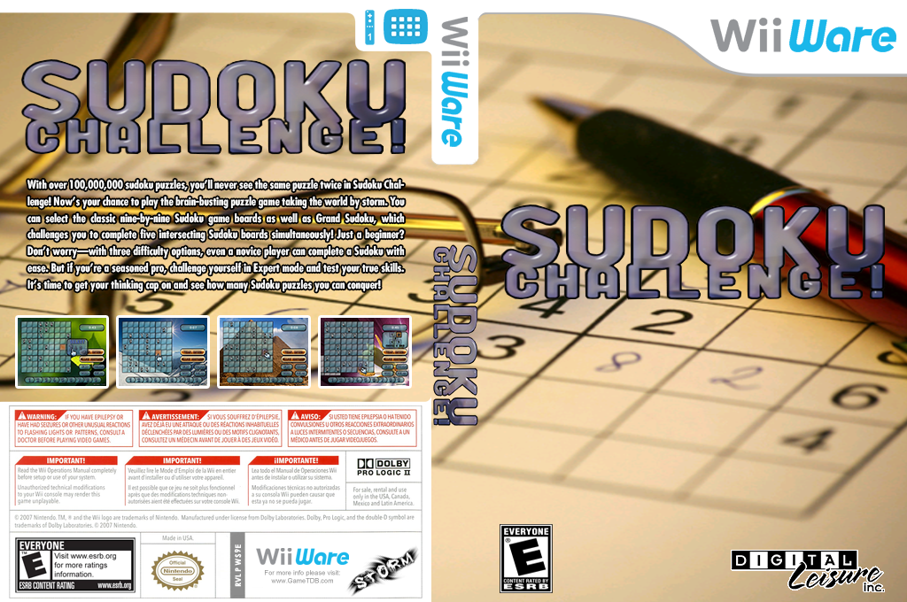 Sudoku Challenge! — box-texture (US)