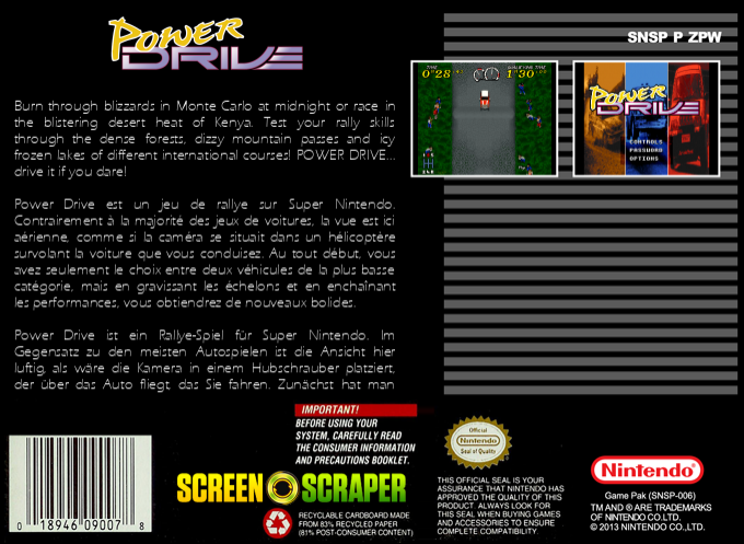 Power Drive — box-2D-back (SS)