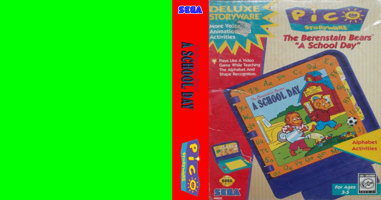 Berenstain Bears, The - A School Day — box-texture (US)