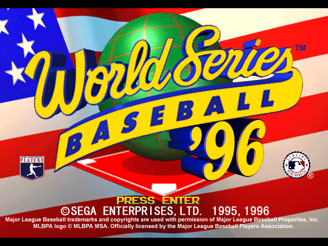 World Series Baseball '96 — sstitle (WOR)
