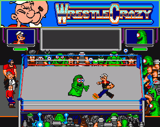 Popeye Wrestle Crazy — ss (WOR)