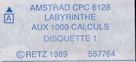 Labyrinthe Aux Mille Calculs, Le — support-texture (EU)