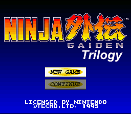Ninja Gaiden Trilogy — sstitle (WOR)