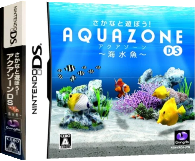 Sakana to Asobou! - Aquazone DS - Kaisuigyo — box-3D (JP)