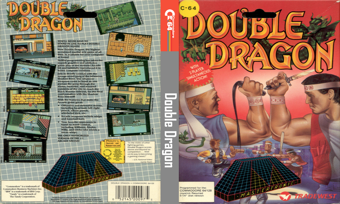 Double Dragon — box-texture (US)