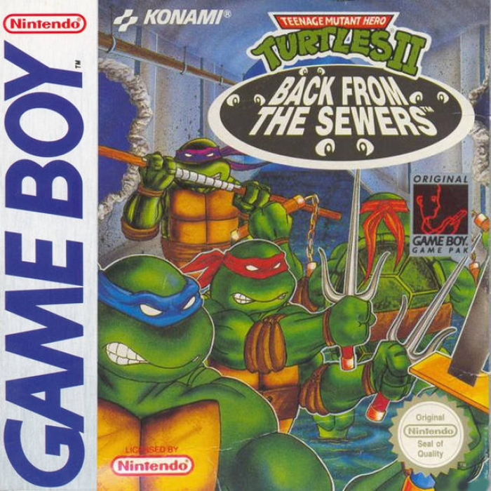 Teenage Mutant Ninja Turtles 2 - Back From The Sewers — box-2D (EU)