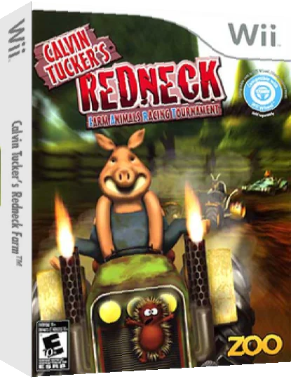 Calvin Tucker's Farm Animal Racing — box-3D (US)
