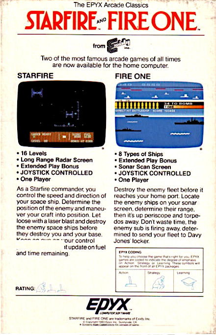 Fire One — box-2D-back (US)