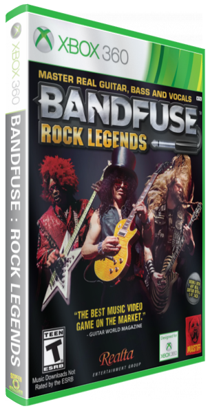 Bandfuse - Rock Legends — box-3D (US)
