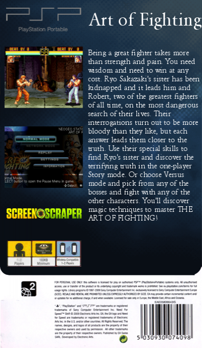 Art of Fighting — box-2D-back (SS)