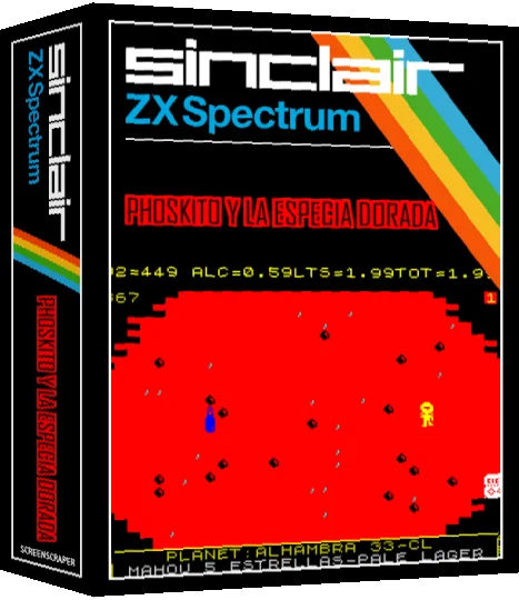Phoskito y la Especia Dorada — box-3D (SS)