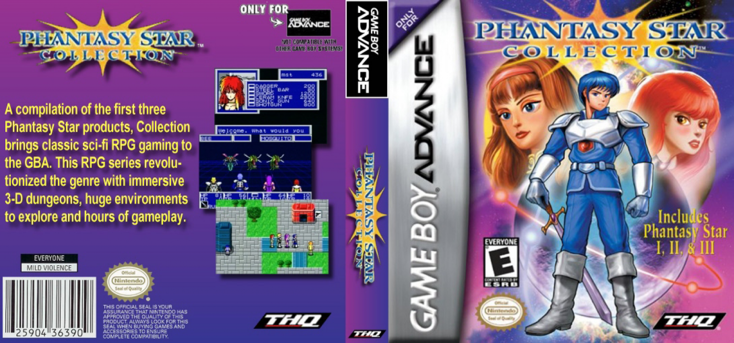 Phantasy Star Collection — box-texture (US)