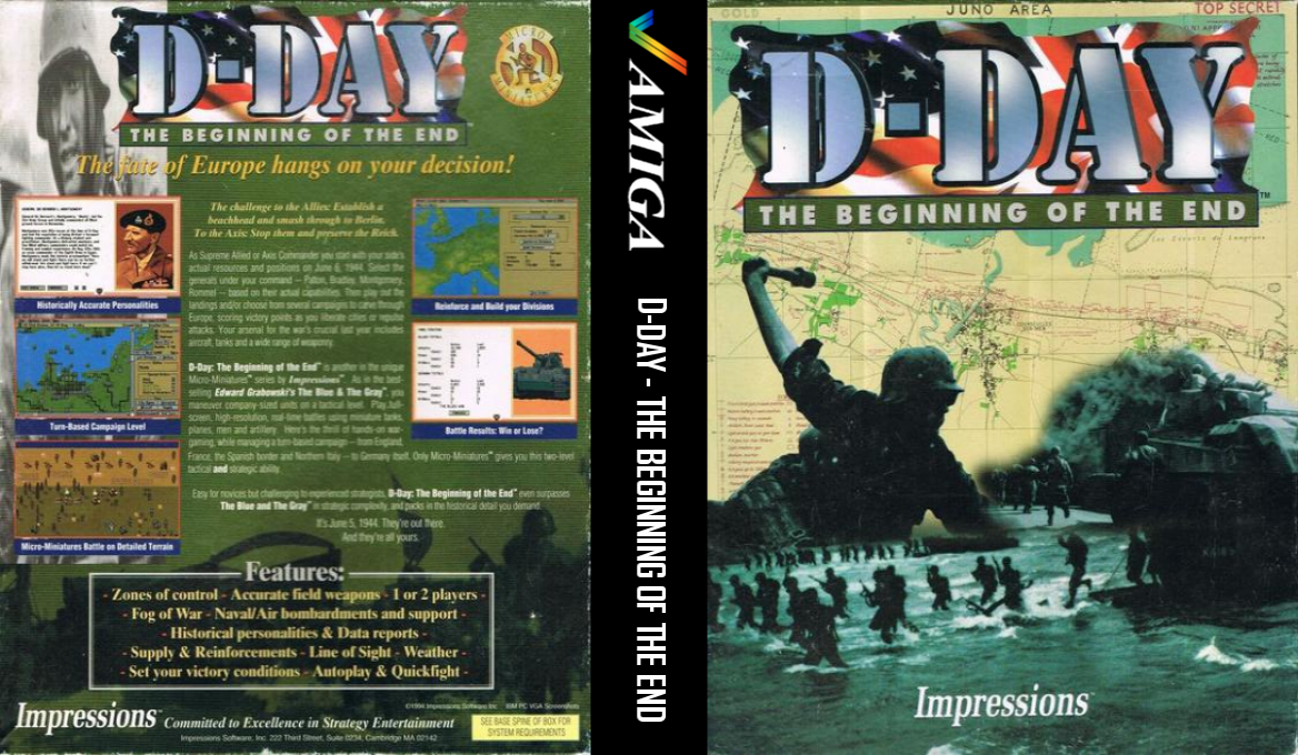 D-Day - The Beginning of the End — box-texture (EU)