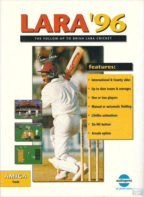 Brian Lara's Cricket 96 box art